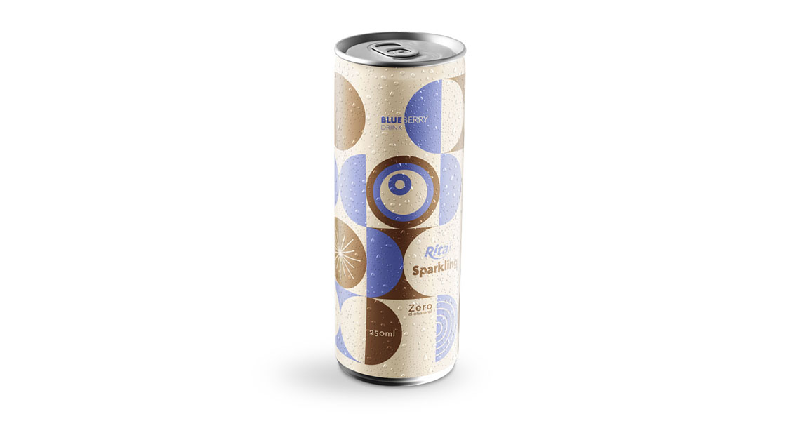 blueberry sparkling drink  250ml