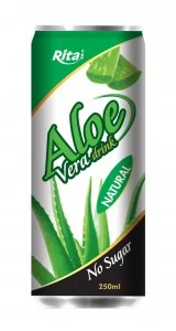 250ml Fresh natural Aloe Vera Juice in Can