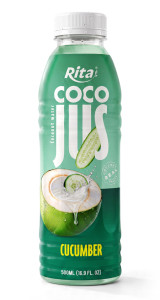 COCO JUS Real Coconut Water with Cucumber Juice 500ml (16.9 fl oz) COCO JUS Real Coconut Water with Cucumber Juice 500ml (16.9 fl oz)