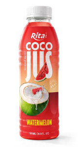 COCO JUS Real Coconut Water with Watermelon Juice 500ml (16.9 fl oz) COCO JUS Real Coconut Water with Watermelon Juice 500ml (16.9 fl oz)