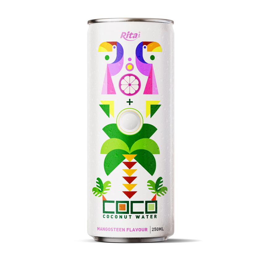 coconut water with mangosteen flavour250mlcan