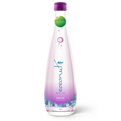 coconut waterwith mangosteen glass bottle 300ml