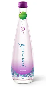 coconut waterwith mangosteen  glass bottle 300ml