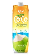 Supplier Coco Brand 100% Pure Coconut Water Mango Flavor