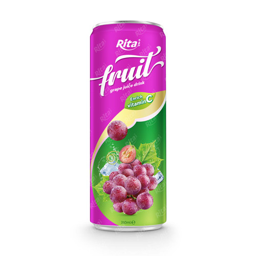 fruit grape juice enrich vitamin C in 320ml can