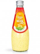 fruit juice brands vanilla with Basil seed Milk 290ml