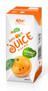 fruit orange juice tetra pak