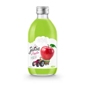 glass 320ml fruit apple
