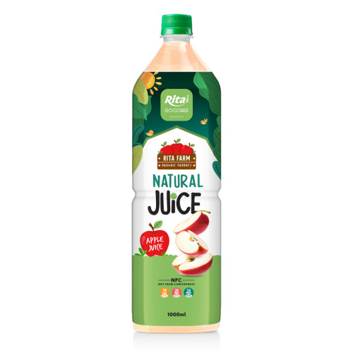 natural organic apple fruit juice 1L Pet bottle