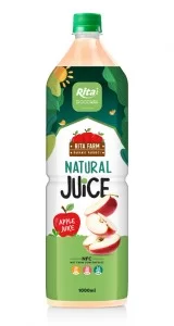 natural organic apple fruit juice 1L Pet bottle