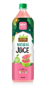 natural organic guava  fruit juice 1L Pet bottle