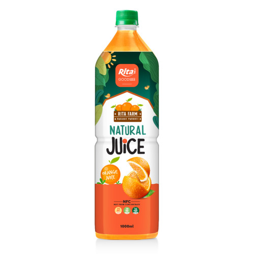natural organic orange fruit juice 1L Pet bottle