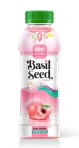 nutritious food Basil seed drink Peach 