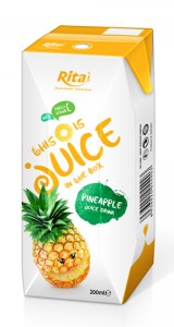 packaging solutions fruit pineapple juice in tetra pak