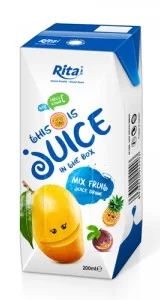 packaging solutions mix fruit juice in tetra pak