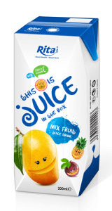 packaging solutions mix fruit juice in tetra pak