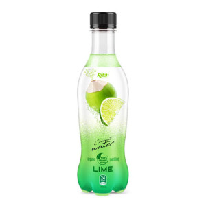 pet bottle 400ml spakling Coconut water lime web
