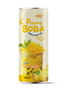 Vietnam Supplier Pineapple Flavor Bubble Tea 250ml Can