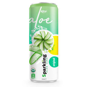 private label brand Sparkling  aloe vera  oringinal 320ml