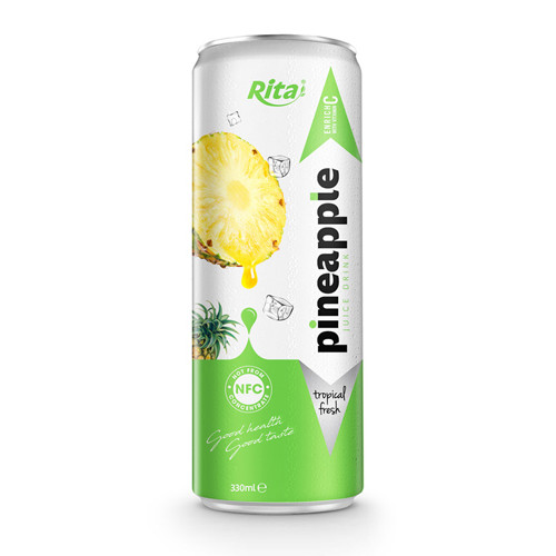 private label fresh Fruit pineapple 330ml