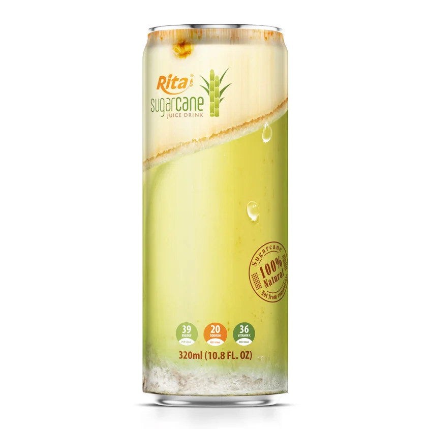 pure  natural Sugarcane juice drink 10.8 fl oz cans