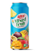 Fresh Flavor NFC 490ml Can Mixed Fruit Juice