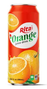 real fruit orange juice combinations drink 490ml cans 