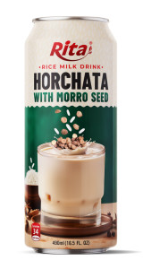 rice milk drink Horchata with morro seed  16.5 fl oz cans