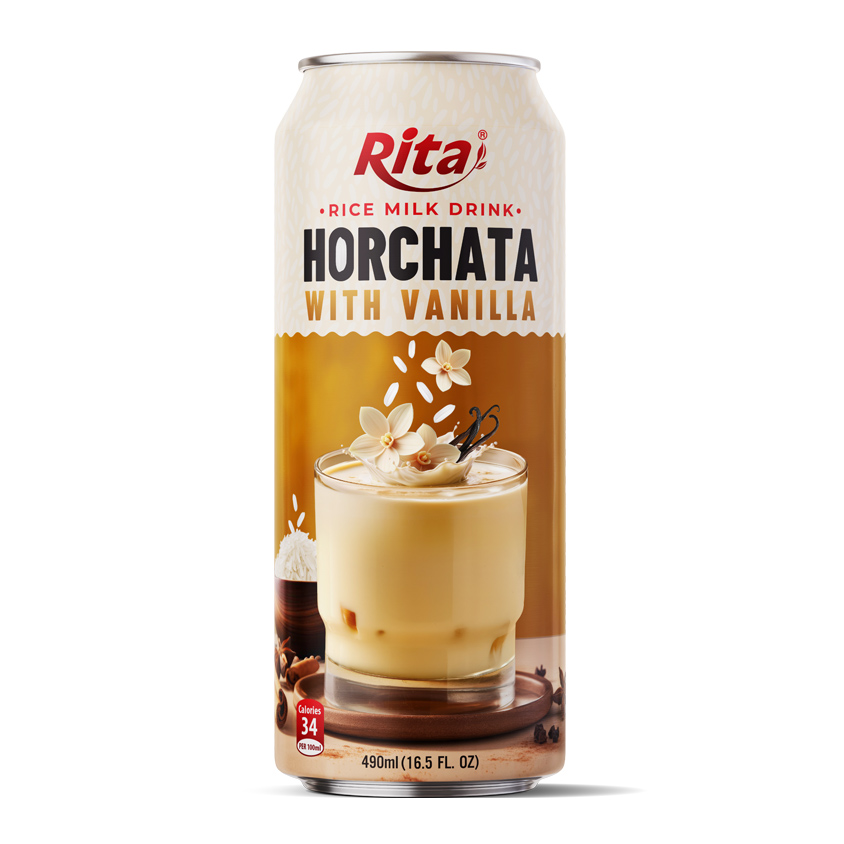 rice milk drink Horchata with vanilla 16.5 fl oz  cans