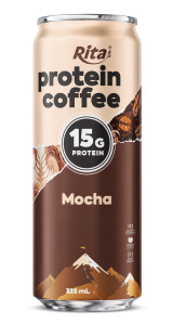Rita High Protein Coffee Mocha Drink 15g Protein – RTD Coffee Beverage 325ml