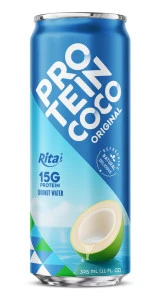 RITA Original Protein Coconut Water 325ml Can with 15g Protein RITA Original Protein Coconut Water 325ml Can with 15g Protein