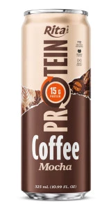 Rita Protein Coffee 15g – Ready-to-Drink High Protein Coffee Mocha 325ml Can