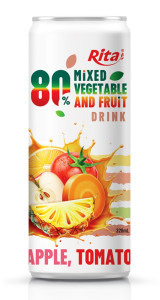 sleek can 320ml 80 healthy blended fruit and vegetable drinks