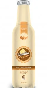 Vanilla Cream Soda Drink in Bottle