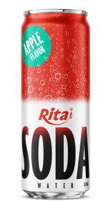 Sparkling Apple Soda Water Drink 320ml Can Sparkling Apple Soda Water Drink 320ml Can