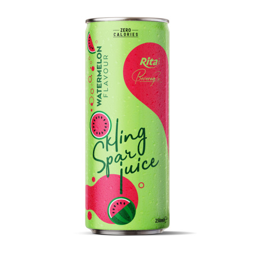 sparkling juice with watermelon flavour 250ml cans