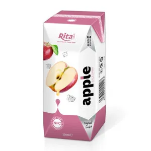 tropical fresh with apple juice in tetra pak