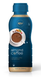 wholesale beverage almond Coffee 330ml in PP Bottle