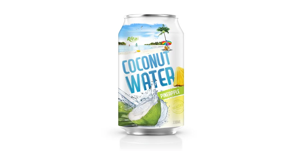 wholesale price coconut water pineapple 330ml