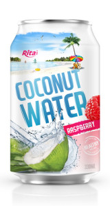 wholesale price coconut water raspberry 330ml