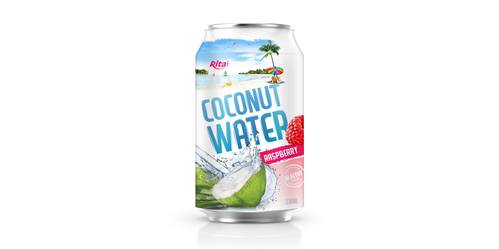 wholesale price coconut water raspberry 330ml