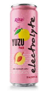Yuzu Peach Electrolyte Water Drink 325ml Low Sugar Hydration Beverage Yuzu Peach Electrolyte Water Drink 325ml Low Sugar Hydration Beverage