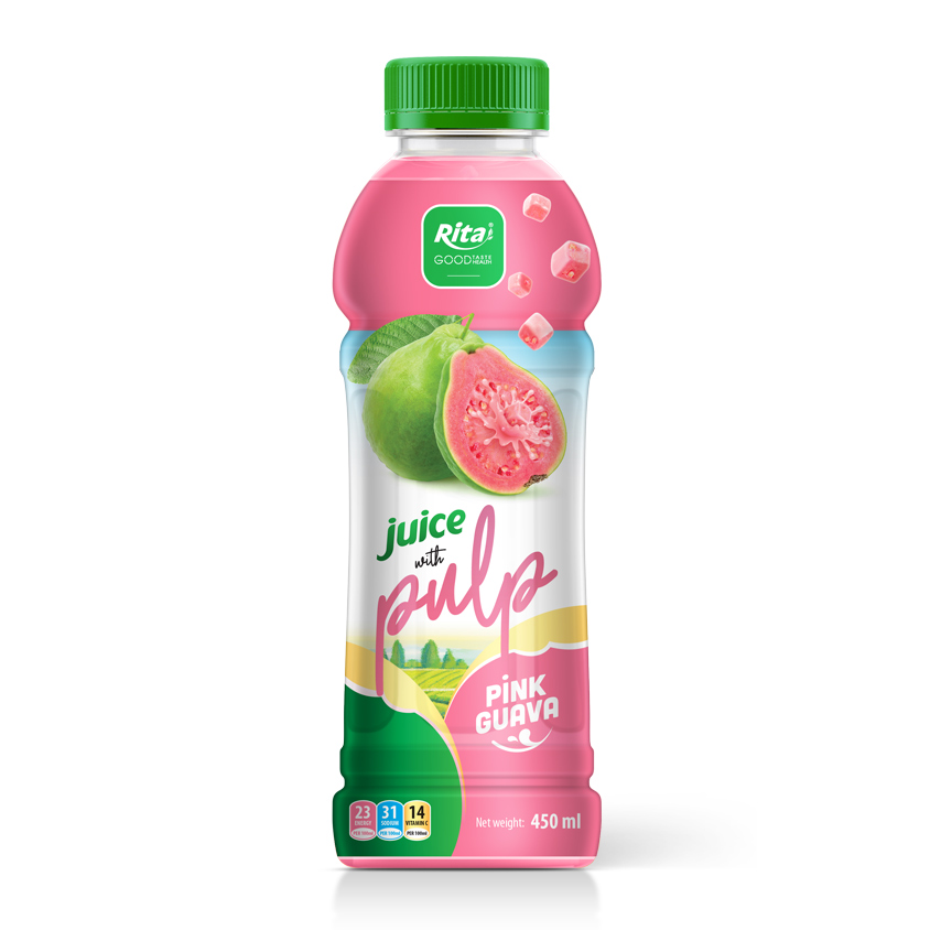 Rita Guava Juice Drink With Pulp 450ml Pet Bottle