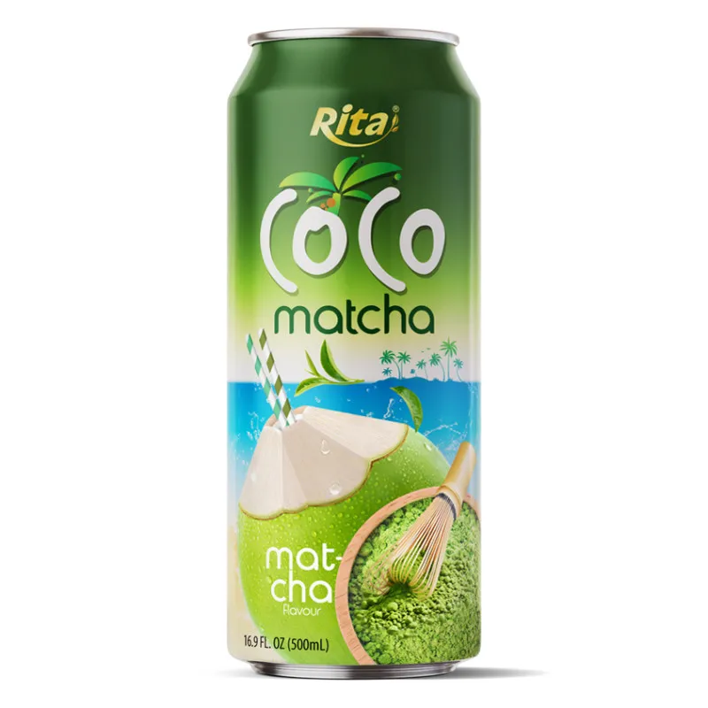 Rita Coco 100% Coconut Water Matcha Flavour 500ml Can