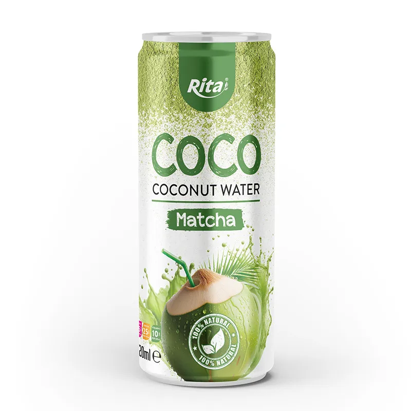 Rita Coco 100% Coconut Water Matcha Flavour 320ml Can