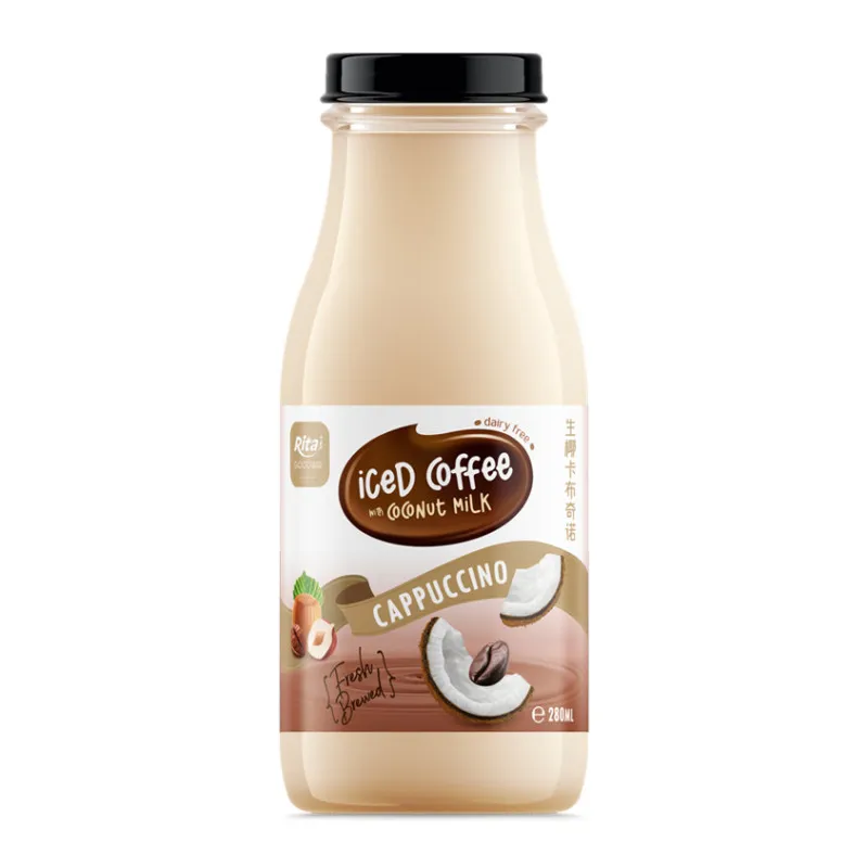 Rita Iced Coffee with Coconut Milk Cappuccino 280ml Glass Bottle