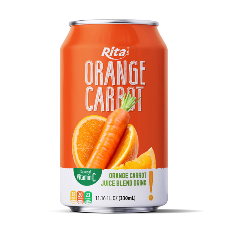 Rita Original Orange Carrot Juice Daily Classic 330ml Can