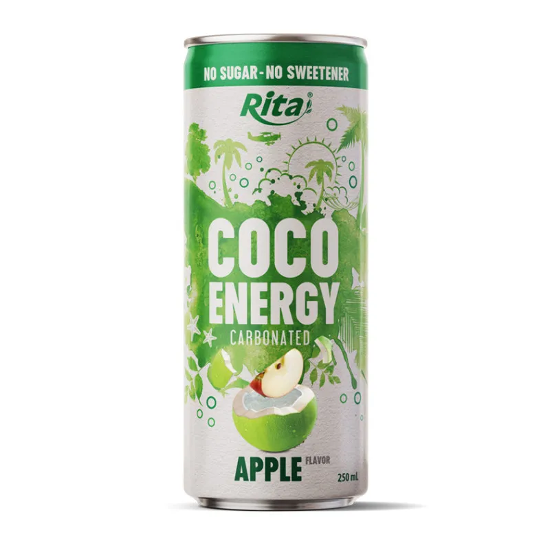 Rita Coco Energy Carbonated Apple Flavor 250ml Can