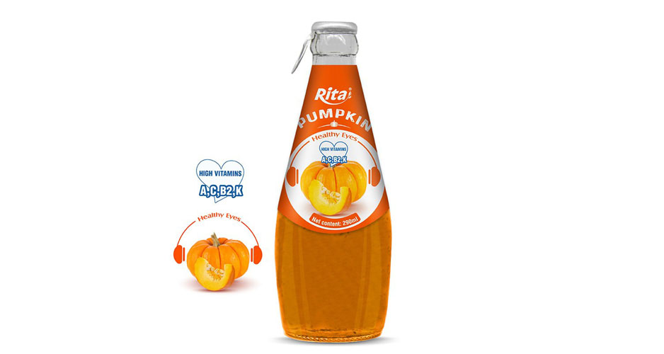 Rita Pumpkin Juice Drink 290ml Glass Bottle