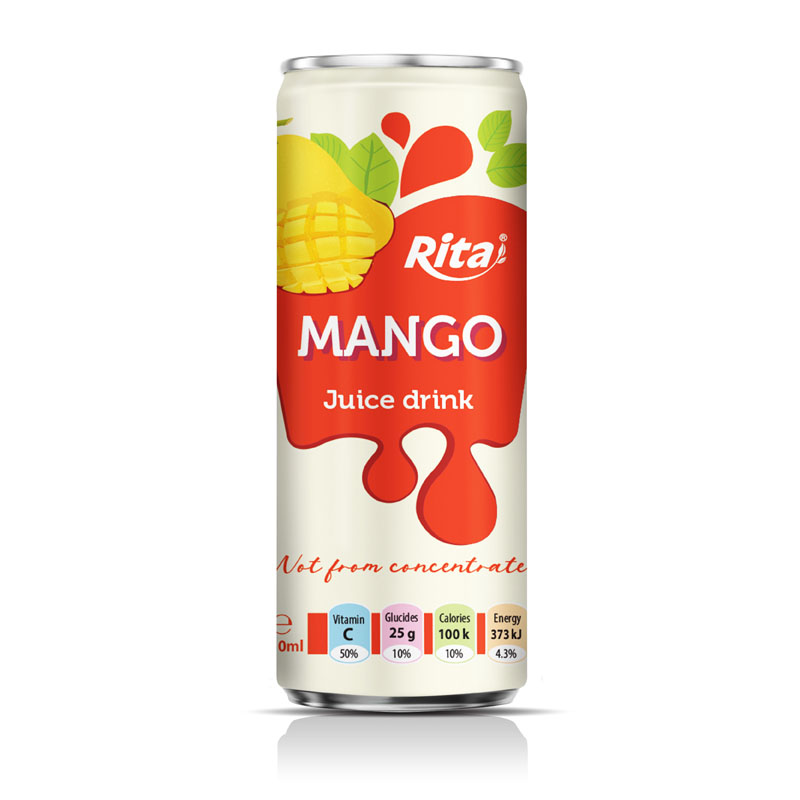 Rita NFC Best Quanlity Mango Juice 330ml Alu Can